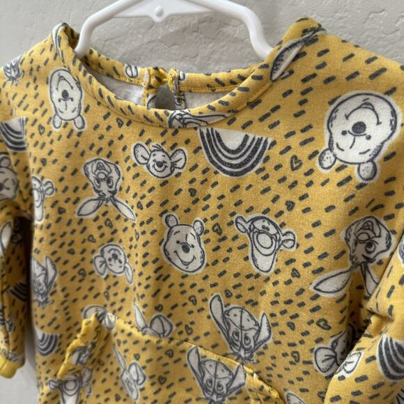 Disney Baby Yellow Winnie the Pooh Bear Sweatsuit Set - Picture 3 of 10